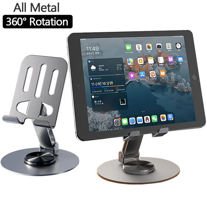 Phone Stand Aluminum - 1PC Universale in Alluminio Completamente Metallico
