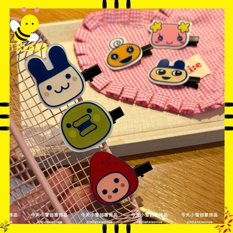 Tech Hair Accessories - Fermaglio per capelli serie Tamagotchi, clip