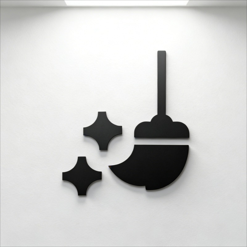 Tech Room Accessories - Insegna 3D in acrilico per bagno,