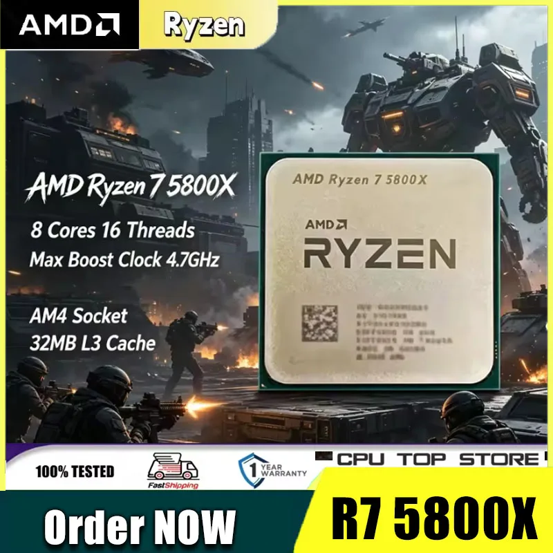 Amd Cpu Ryzen 7 - AMD Ryzen 7 5800X CPU in