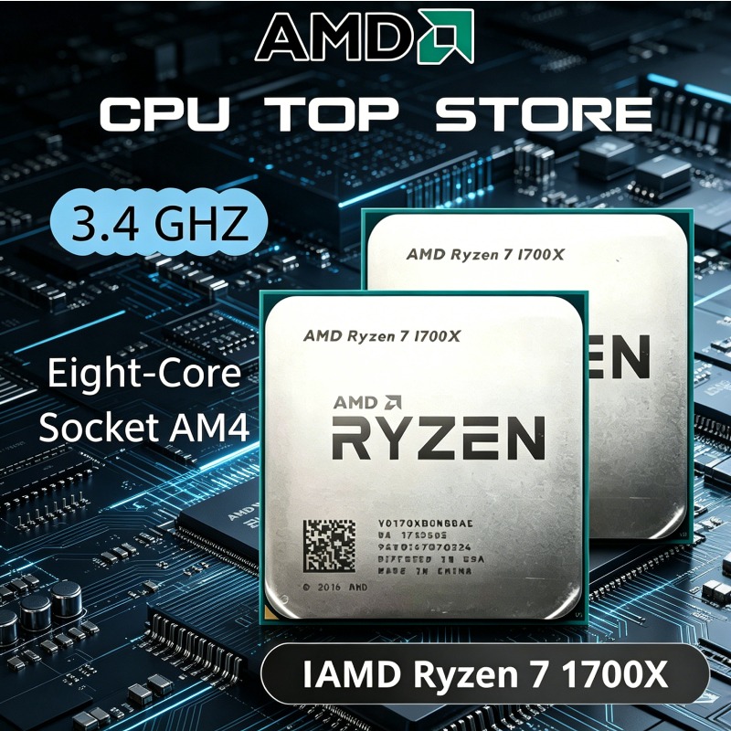 Amd Cpu Ryzen 7 - Processore AMD Ryzen 7 1700X R7
