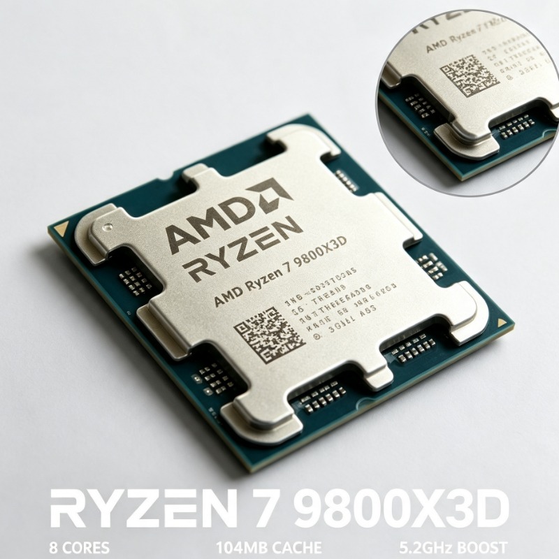 Amd Cpu Ryzen 7 - Processore AMD Ryzen 7 9800X3D 8C16T