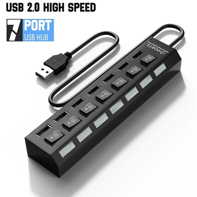 Usb Hub 7 Port - Hub USB 3.0 7 in 1,