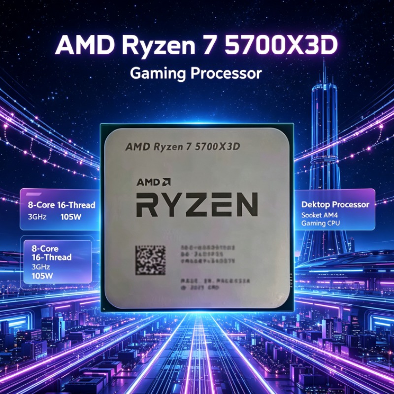 Amd Cpu Ryzen 7 - CPU Desktop AMD Ryzen 7 5700X3D