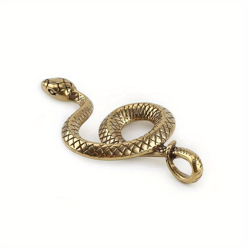 Tech Room Accessories - 1/2 Pezzi Ciondolo Zodiacale Serpente Vintage