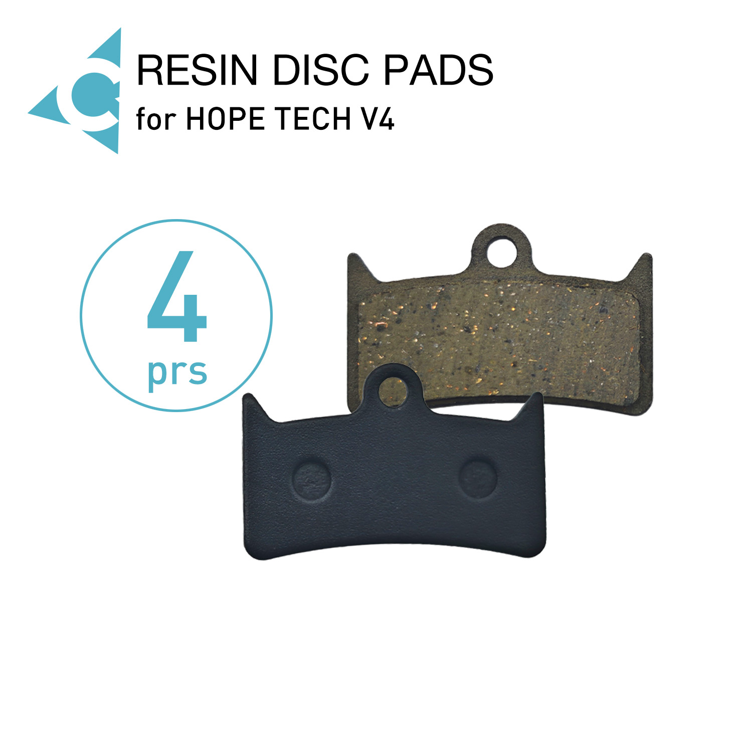 Tech Bike Accessories - 4 Paia di Pastiglie Freno a