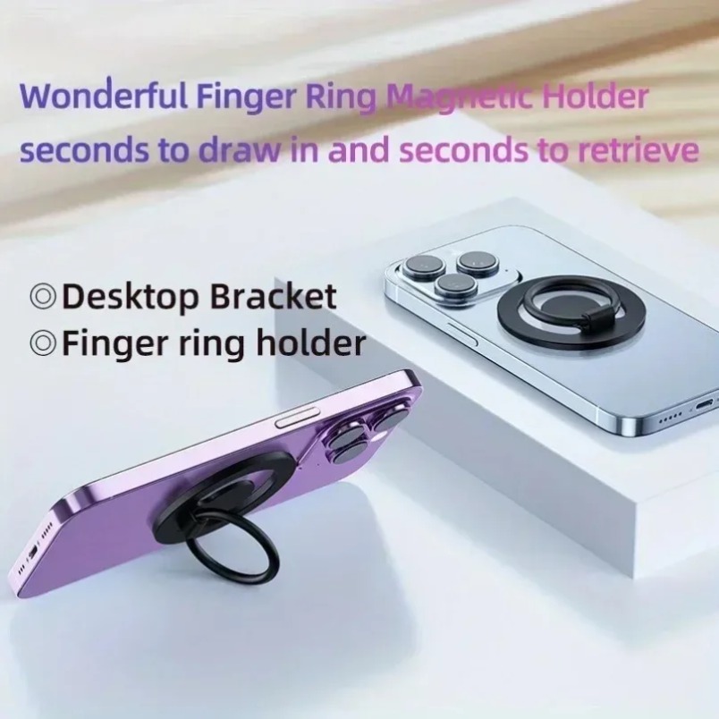 Phone Stand Aluminum - Supporto Magnetico per Telefono a Doppia