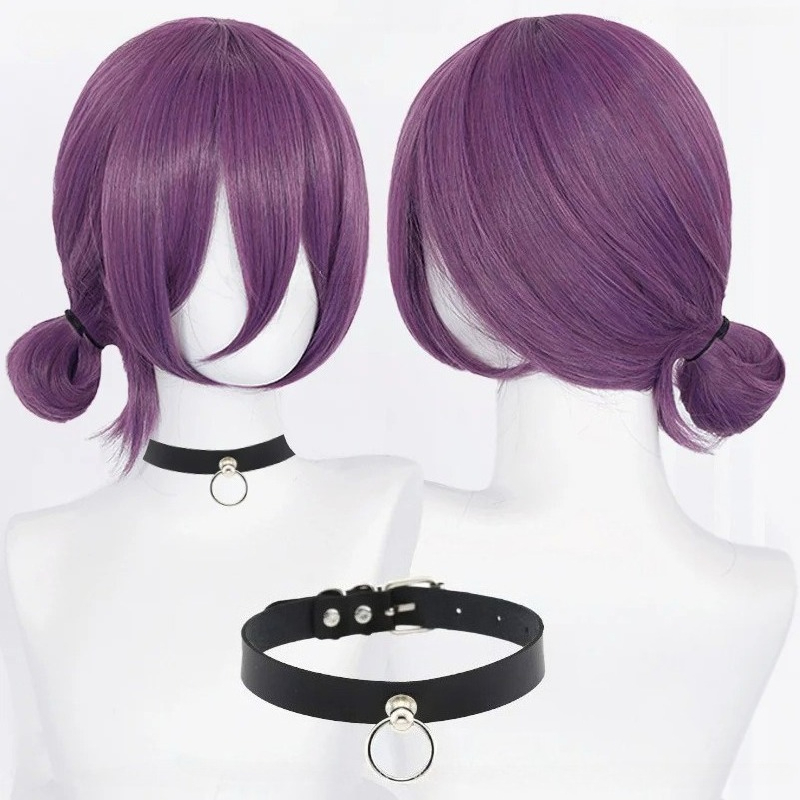 Tech Hair Accessories - Parrucca cosplay Anime Reze Parrucca viola