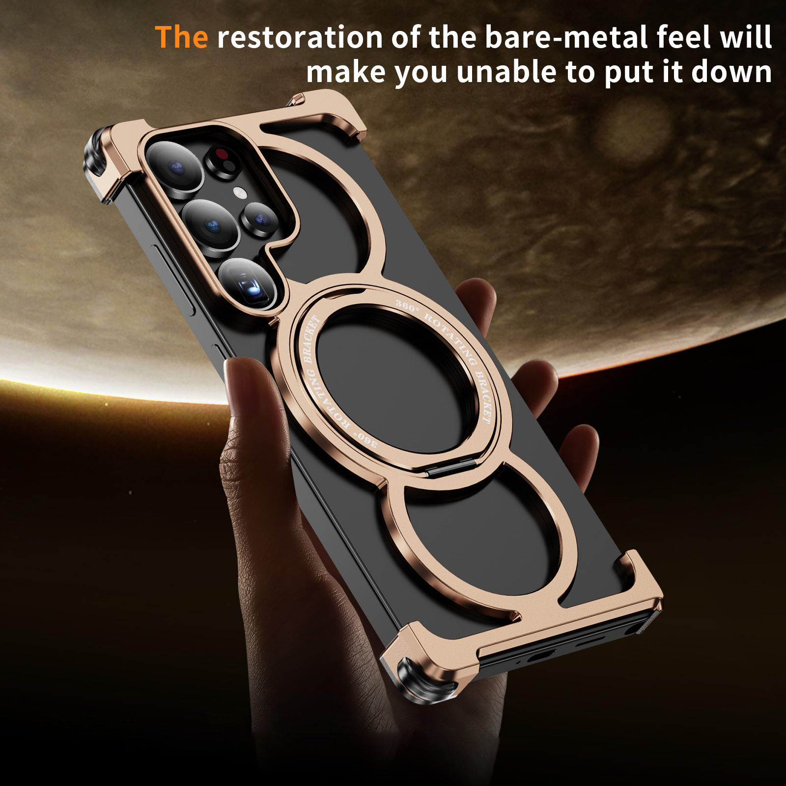 Phone Stand Aluminum - Custodia per telefono con dissipazione del