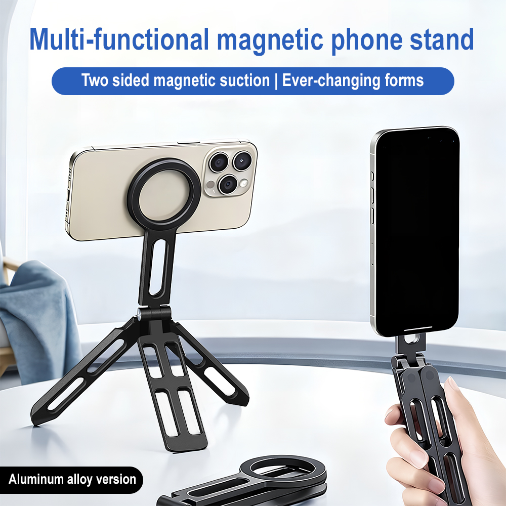 Phone Stand Aluminum - Supporto Magnetico per Telefono a Quattro