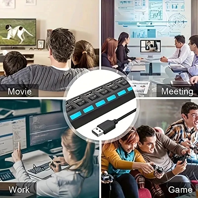 Espansore adattatore USB HUB 2 - Usb Hub 7 Port recensione e prezzo