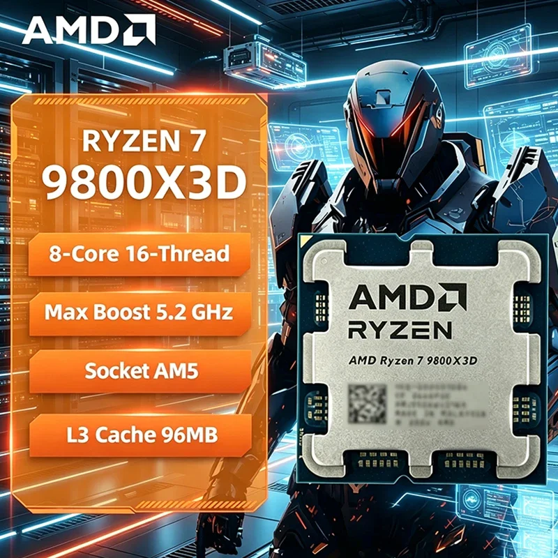 Nuovo AMD Ryzen 7 9800X3D R7 9 - Amd Cpu Ryzen 7 recensione e prezzo