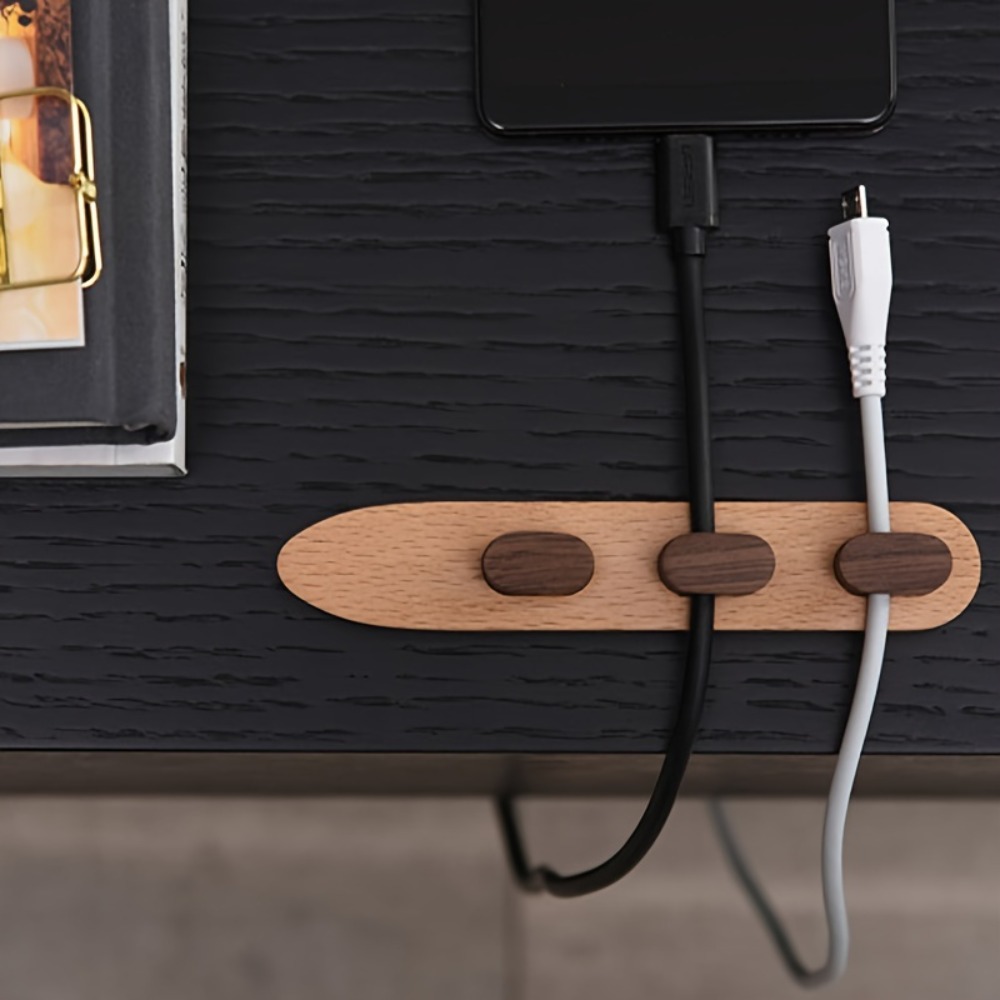 Organizzatore di Cavi in Legno - Desk Cable Clip recensione e prezzo