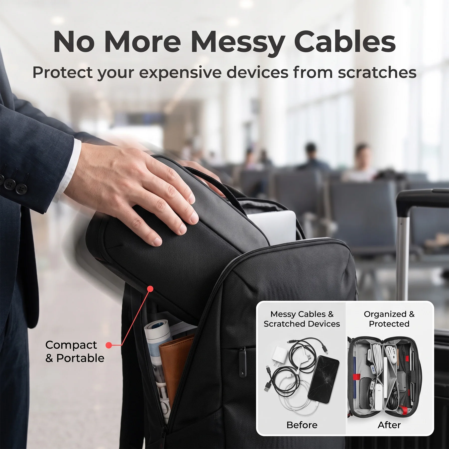 Organizer da Viaggio per Dispo - Tech Accessories Store recensione e prezzo