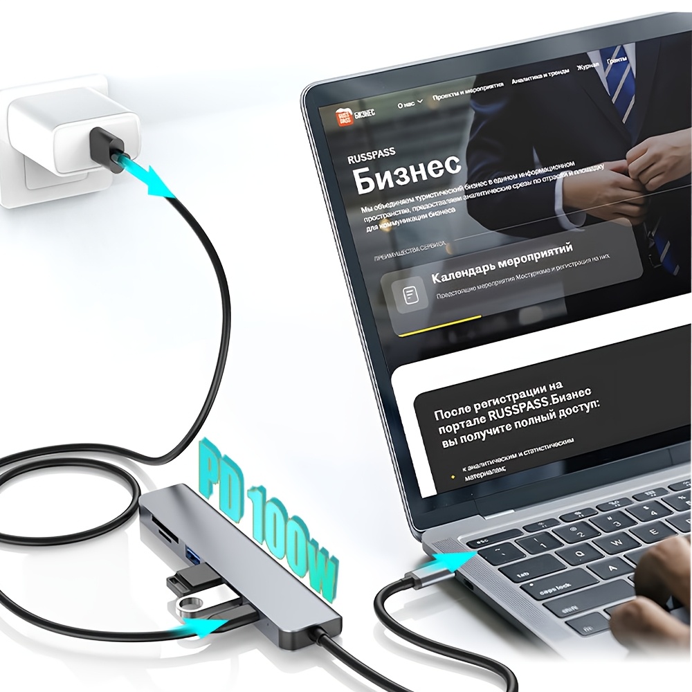 Hub USB 3.0 Type-C a HDTV 7-in - Usb Hub 7 Port recensione e prezzo