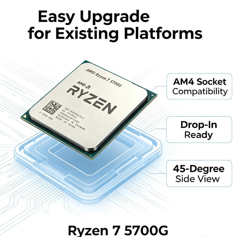 AMD R7 5700G Ryzen 7 5700G Soc - Amd Cpu Ryzen 7 recensione e prezzo