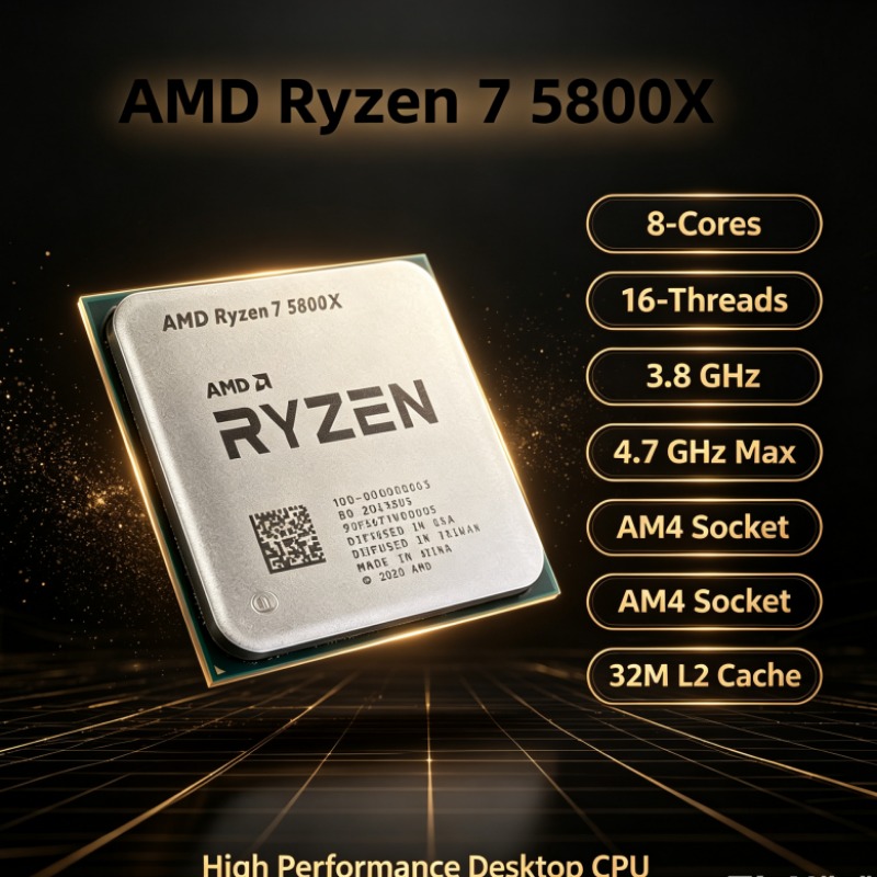 Processore AMD Ryzen 7 5800X R - Amd Cpu Ryzen 7 recensione e prezzo