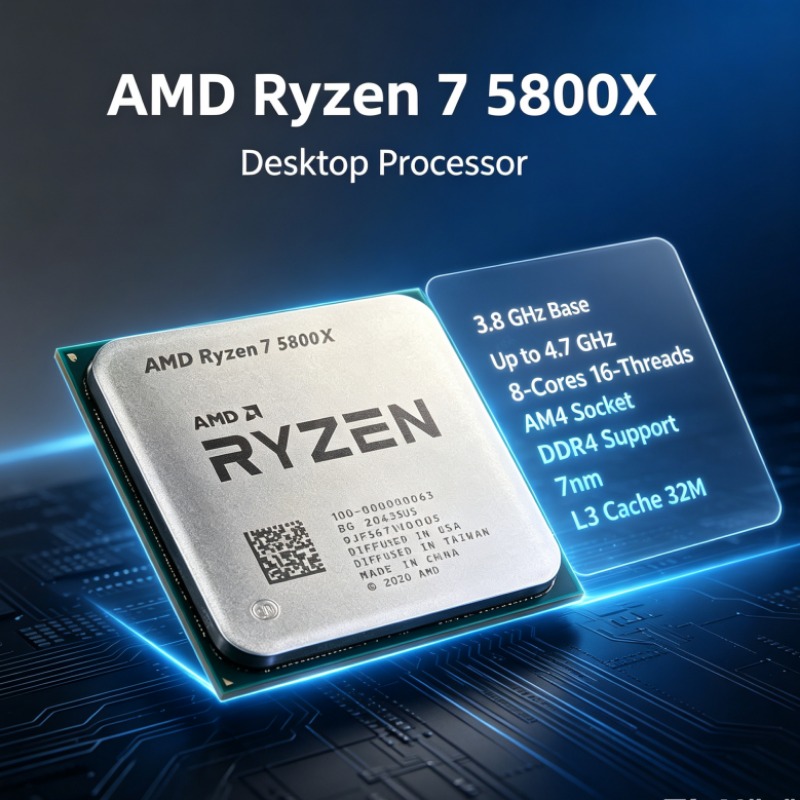 Processore AMD Ryzen 7 5800X R - Amd Cpu Ryzen 7 recensione e prezzo