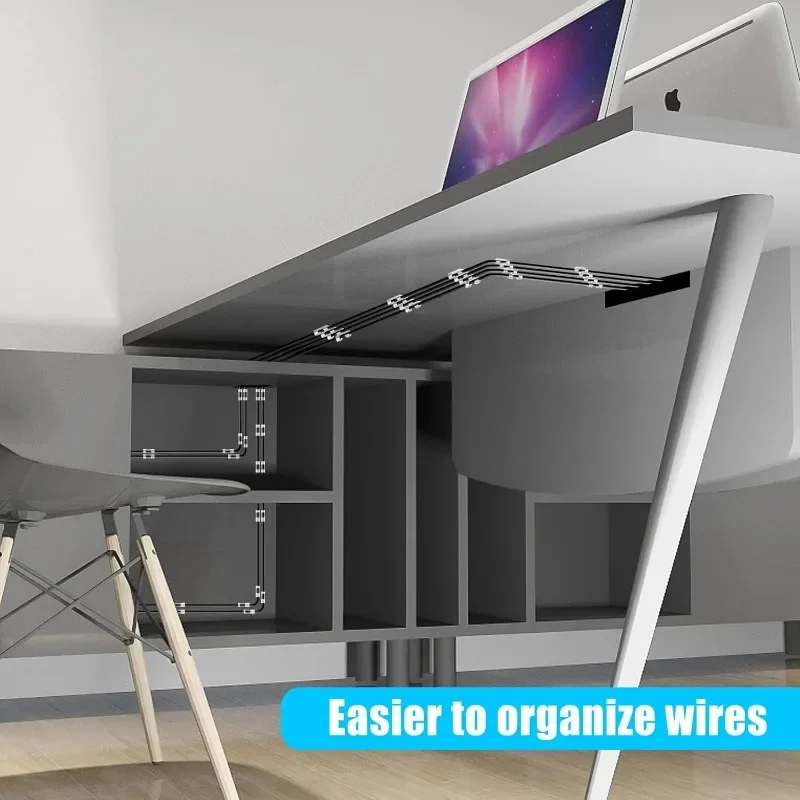 Supporto per Cavi da Parete, C - Desk Cable Clip recensione e prezzo
