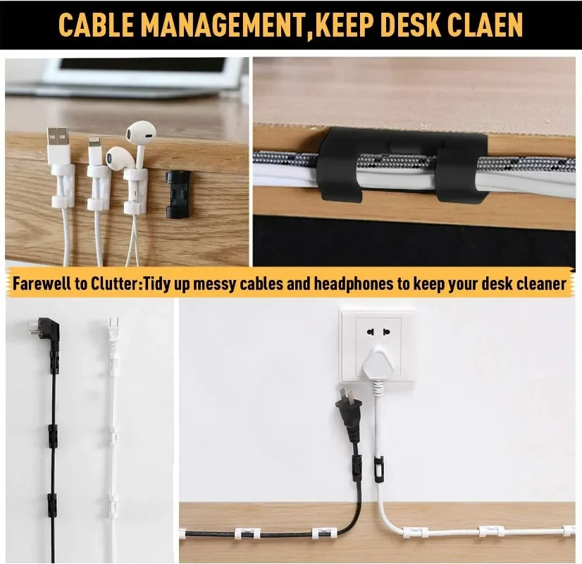 Supporto per Cavi da Parete, C - Desk Cable Clip recensione e prezzo