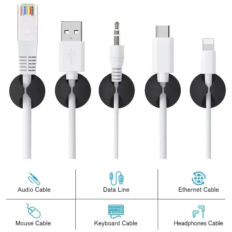 5/50 pezzi clip per cavi da pa - Desk Cable Clip recensione e prezzo
