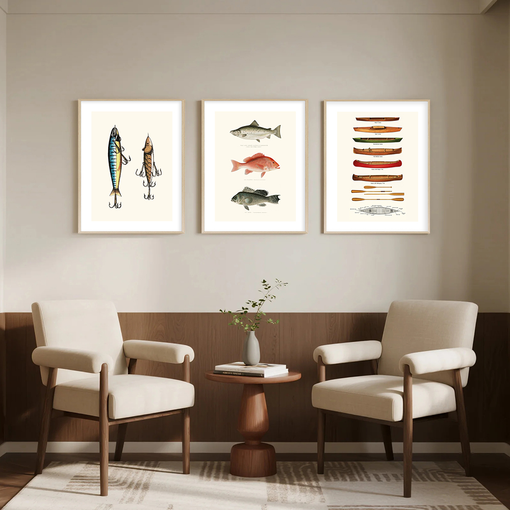 Stampe d'Arte a Tema Pesca Ret - Tech Room Accessories recensione e prezzo