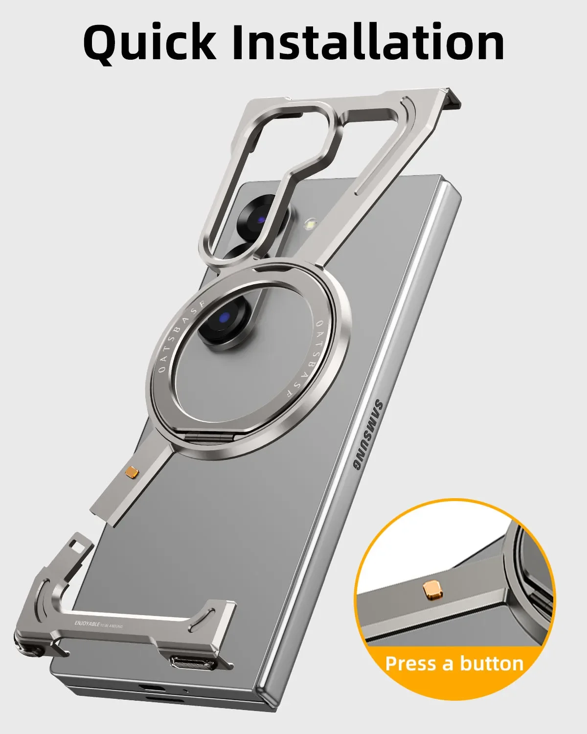 Custodia protettiva in metallo - Phone Stand Aluminum recensione e prezzo